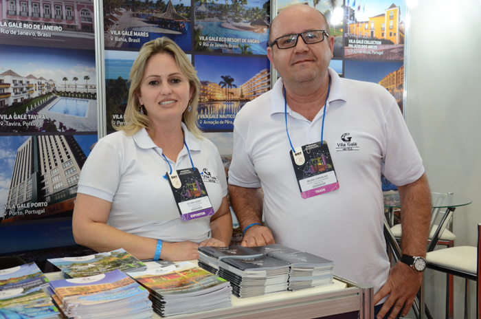 Silvani Seret e Willian Carvalho, do Hotel Vila Galé Silvani Seret e Willian Carvalho, do Hotel Vila Galé