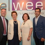 Simon Mayle, da Travel Week, Teresa Perez, da Teresa Perez Tours, Alison Gilmore, da ILTM, e Tomas Perez, da Teresa Perez Tours