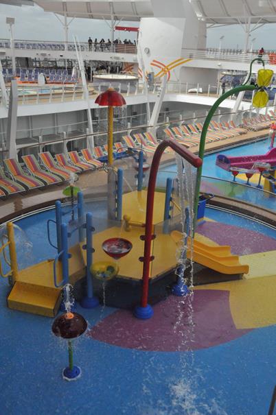 Splash Way Bay, área para crianças se divertirem