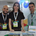 Thiago Souza, Carmen Loyo e Everton Carlos, do Grupo Rio Quente