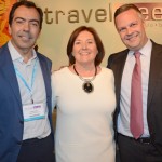 Tomas Perez, da Teresa Perez, Alison Gilmore, da ILTM, e Simon Mayle, da Travel Week