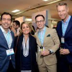 Tomas Perez, da Teresa Perez Tours, Marta Sánchez Oquillas, da Iberia British Airways, Sven Flory, do The Chedi, e Thomas Schmid, do Hotel Dolder