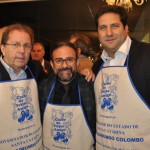 Valdir Walendowsky, da Santur, Geninho Góes, da BNT Mercosul, e Vitor Bauab, do M&E