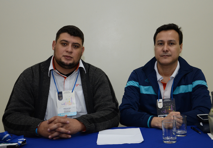 Vinicius Giri e Marcio Santos, do Hotéis Turismo Vinicius Giri e Marcio Santos, do Hotéis Turismo