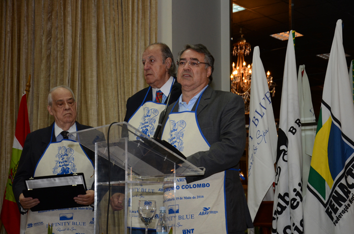 Vitor Daniel, Michel Tuma Ness e João Raimundo Colombo
