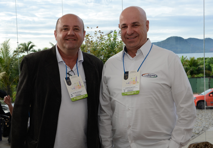 William Carvalho, do Vila Gale Hotéis, e Roberto Bacovis, do Termas de Jurema Resorts Hotel William Carvalho, do Vila Gale Hotéis, e Roberto Bacovis, do Termas de Jurema Resorts Hotel