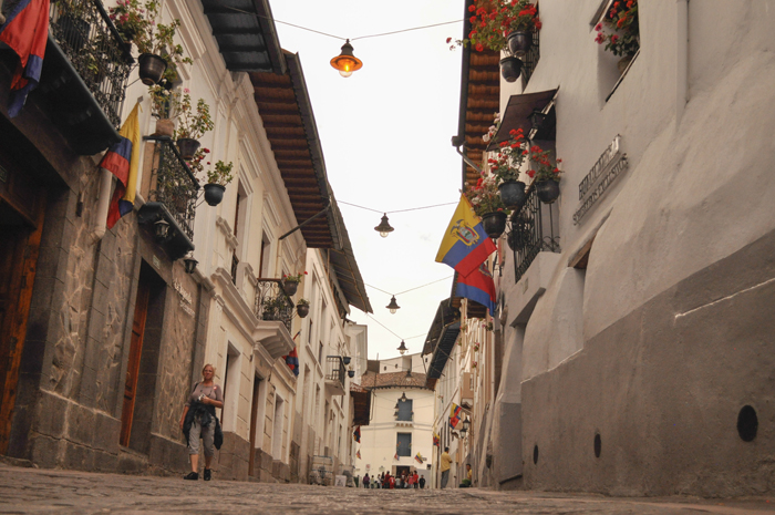 Calle La Ronda, zona boêmia de Quito   Foto: divulgação