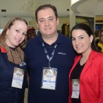 Adelita Joner e Thissiane Marivela, do Universo do Turismo, Rogerio Xavier, da FRT Operadora
