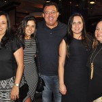 Adriana Santos, do Activities Bank, Aline Sobreira, do Hotelbeds, Jay Santos e Elisabete Leornardo, da Trend, e Andrea Pompilio, do Hotelbeds