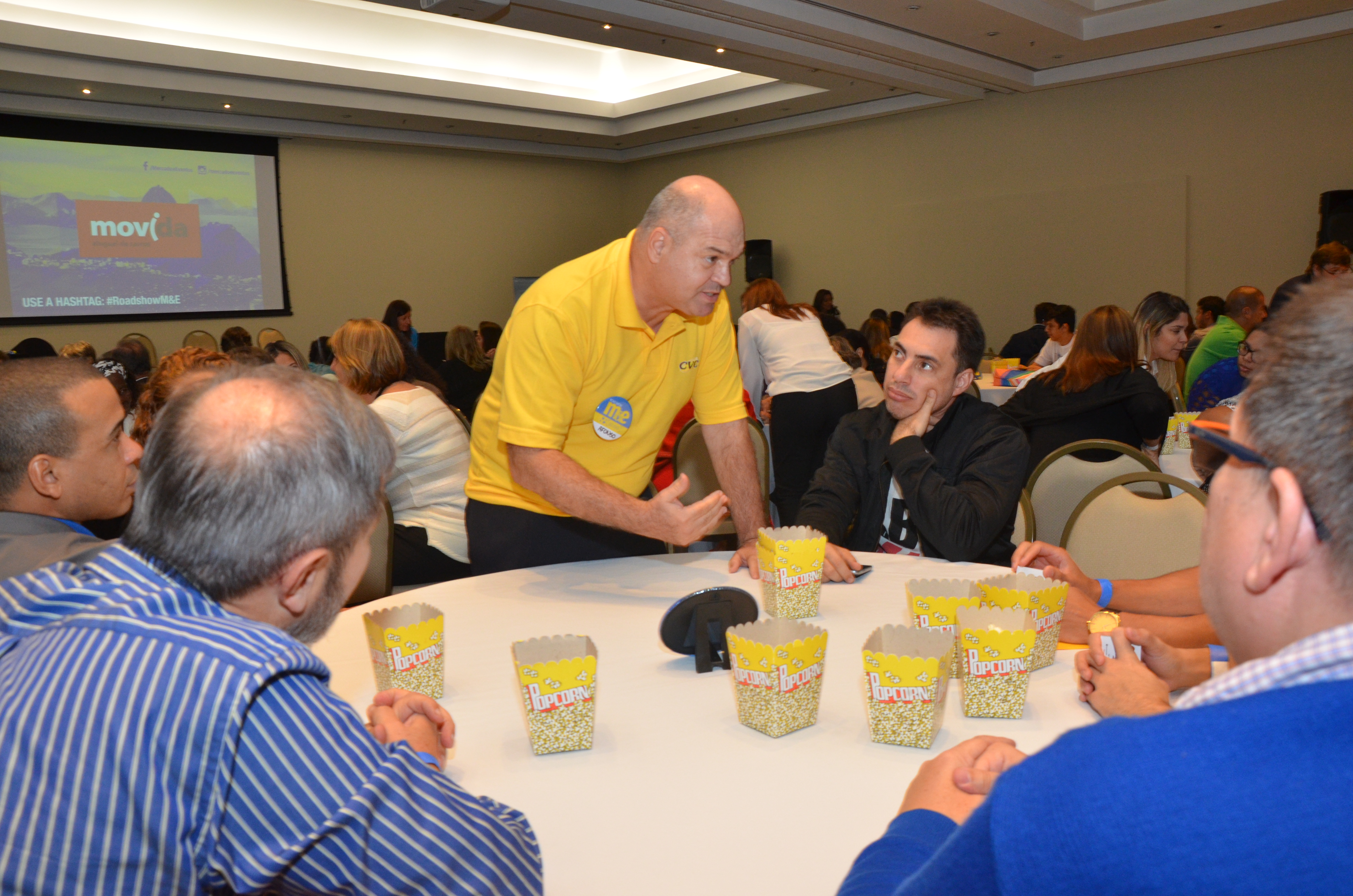 Afonso Domingues, da CVC, conversa com agentes no Speed Networking Afonso Domingues, da CVC, conversa com agentes no Speed Networking