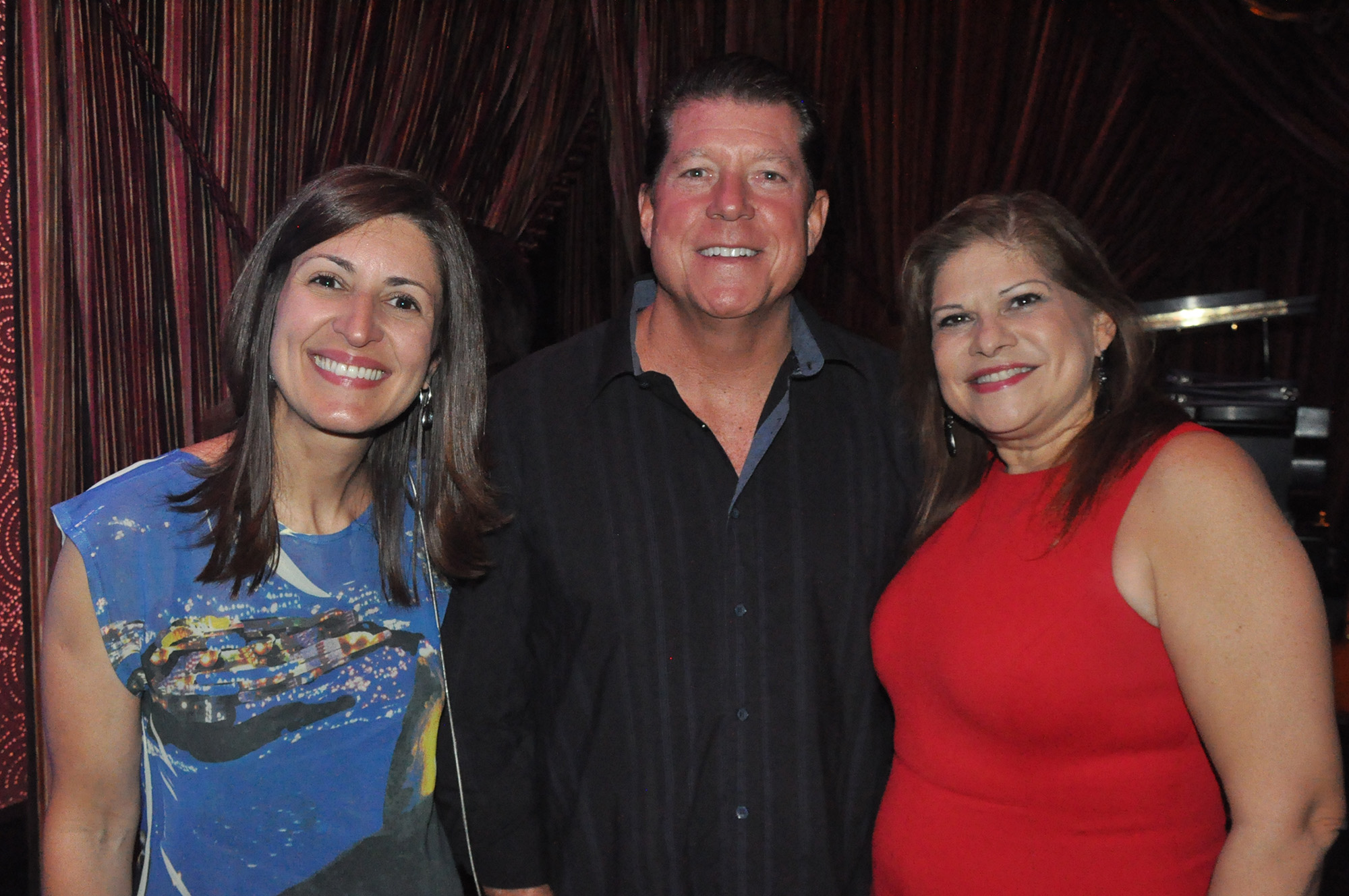 Andrea Gabel, Tim Ramsberger e Ana Fernandez, do St. Pete Clearwater