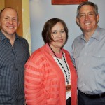 Brad Smyth, Morgan Taylor e Bryan Daniel, do Texas Tourism