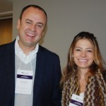 Cesar Nunes, do Royal Palm, e Camila Moretti, da Reed Exhibitions