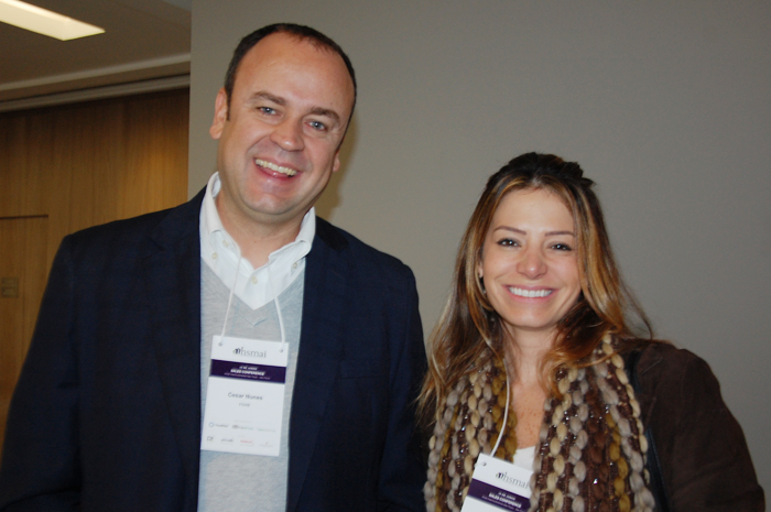 Cesar Nunes, do Royal Palm, e Camila Moretti, da Reed Exhibitions Cesar Nunes, do Royal Palm, e Camila Moretti, da Reed Exhibitions