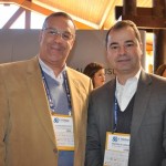 Claudio Bonuccelli, dos Hotéis Transamérica, e Raffaele Cecere, da R1 Soluções Audiovisuais