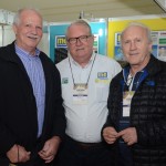 Claudio Rorato, candidato a Prefeitura de Foz do Iguaçu, Roy Taylor, do M&E, e Neuso Rafagnin, do Rafain Palace Hotel