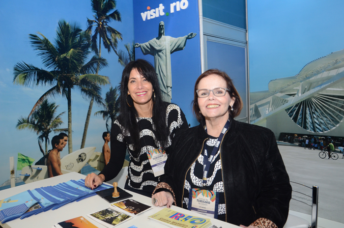 Cristina Dias e Clea Regina, da Riotur Cristina Dias e Clea Regina, da Riotur