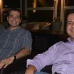 Edimilson Romão, da L'Equipe Viagens, e Mateus Passos, da Tour House