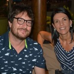 Roberto Bitelman, da Sul Hotels, e Adrianne Pereira, da Queensberry
