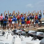 Grupo se prepara para andar de barco
