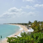 Praia em La Samanna