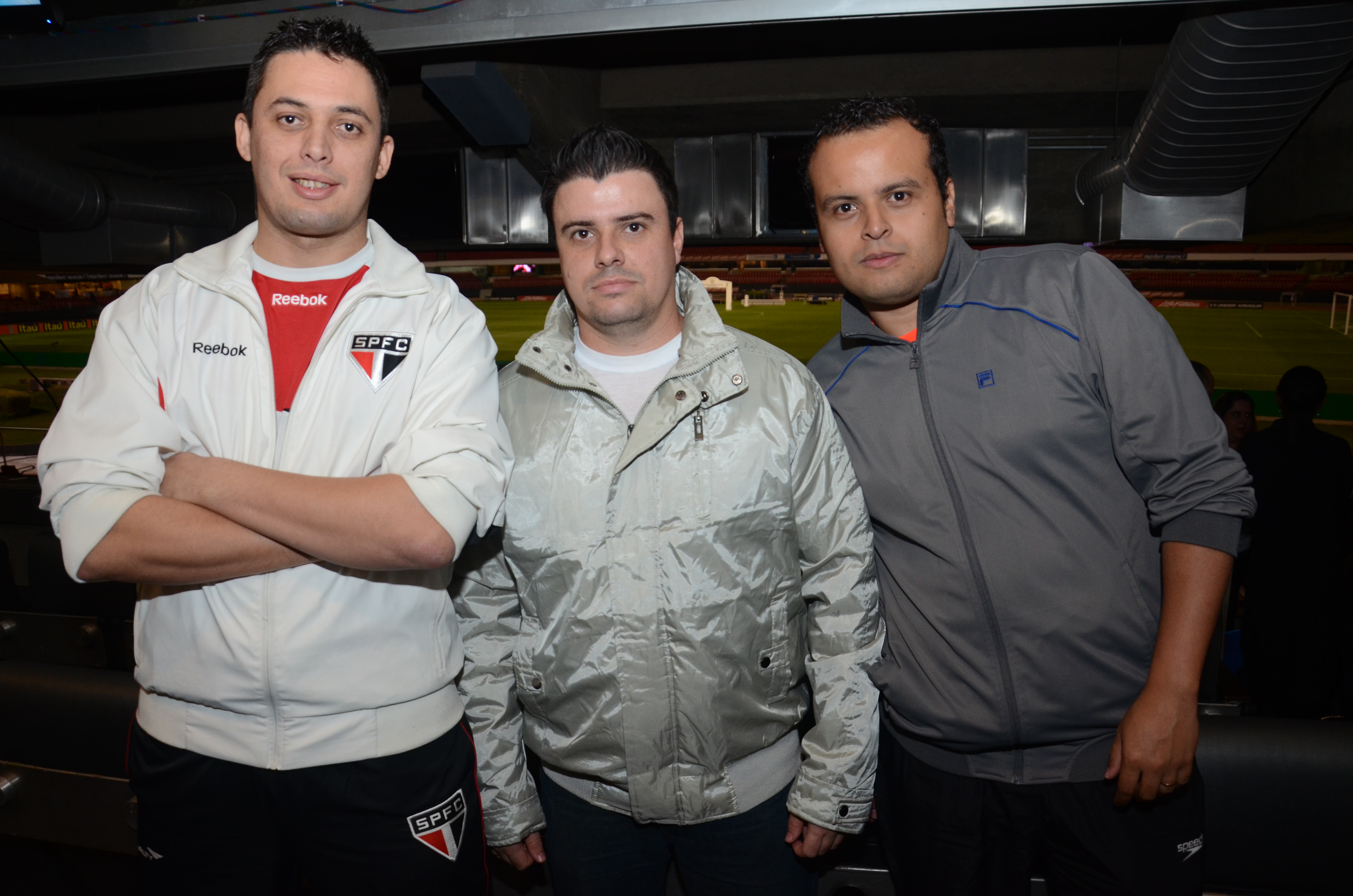 Edson Gomes, Marcelo Cruz, e Kleber Galera, da CVC Edson Gomes, Marcelo Cruz, e Kleber Galera, da CVC