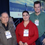 Erly de Jesus, da TurisRio, Waléria Mendonça, da Secretaria de Turismo de Nova Friburgo, e Julio Cesar Vieira, da Secretaria de Turismo de Angra dos Reis