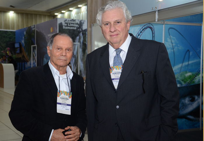 Erly de Jesus e Luiz Henrique, da TurisRio Erly de Jesus e Luiz Henrique, da TurisRio