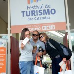Fanny Gottschalk, da Rota 21, Jader Siqueira, da Sul Tour, e Karin Gaiatto, da Visual Turismo