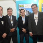 Fernando Del Cistia, da CVC, Geraldo Magela e Daniel Santos, do Hotel Golden Park, e Claiton Armelin, da CVC