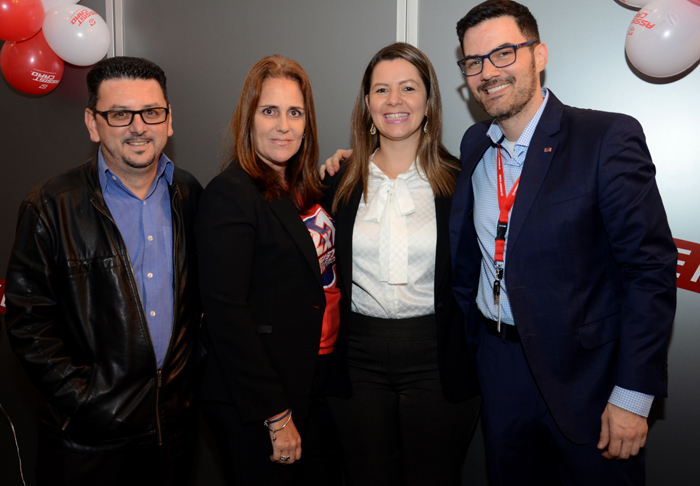 Gilmar Dias Rodrigues, Juliana Bellio, Carla Forte, e Danilo Benetti, da Assist Card Gilmar Dias Rodrigues, Juliana Bellio, Carla Forte, e Danilo Benetti, da Assist Card
