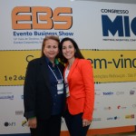 Gisleide Silva, da Emsetur, e Daiana Moura, da Feira EBS