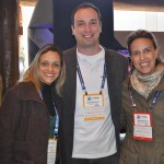 Helen Assis, da Gol, Anderson Salvá, da Air France, e Milena Mitsuishi, da Mars Petcare