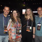 Jason Schulke e Claudia Lobo, do Visit Orlando, com Mariana Azevedo e Sylvio Ferraz, da MMT