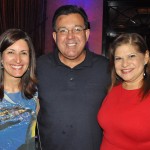 Jay Santos, da Trend, entre Andrea Gabel e Ana Fernandez, de St