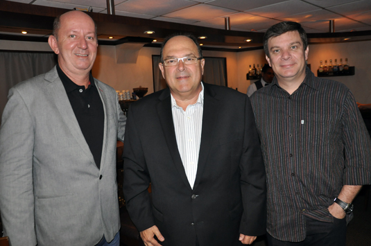 Jorge Maratazo, da Monte Alegre, Ivan Rodrigues, da Interglobe, e Ricardo Aniceto, da Itatibatur
