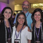 Josephine Ando e Marisol Berrios, de Tampa Bay, com Kevin Wiatrowski e Andrea Gabel, de St. Pete Clearwater