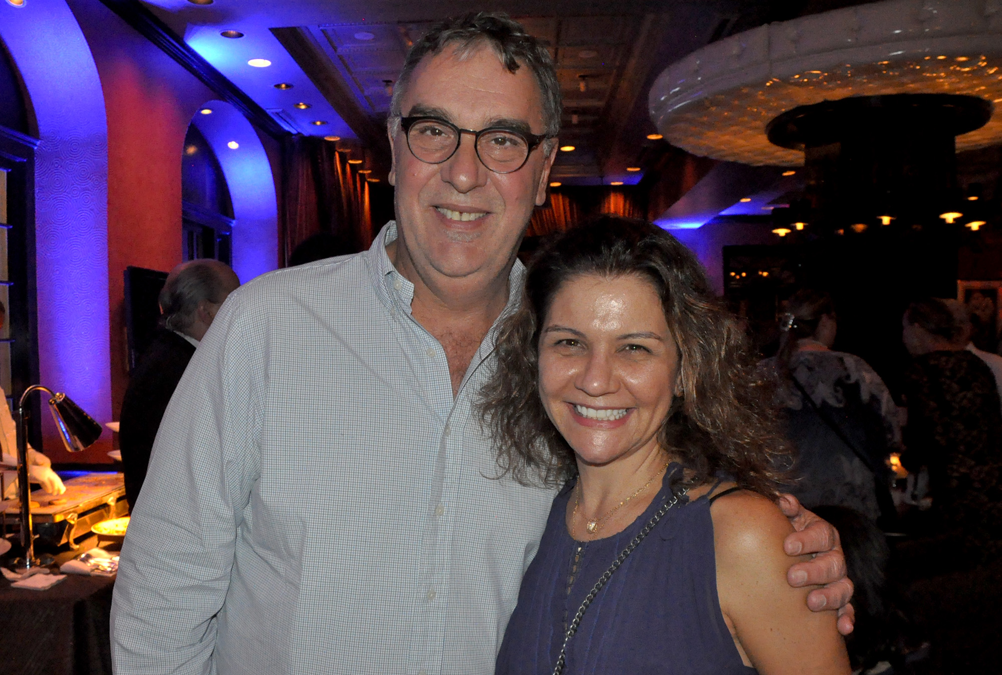 José Zuquim, da Ambiental, e Danielle Roman, da Interamerican Network