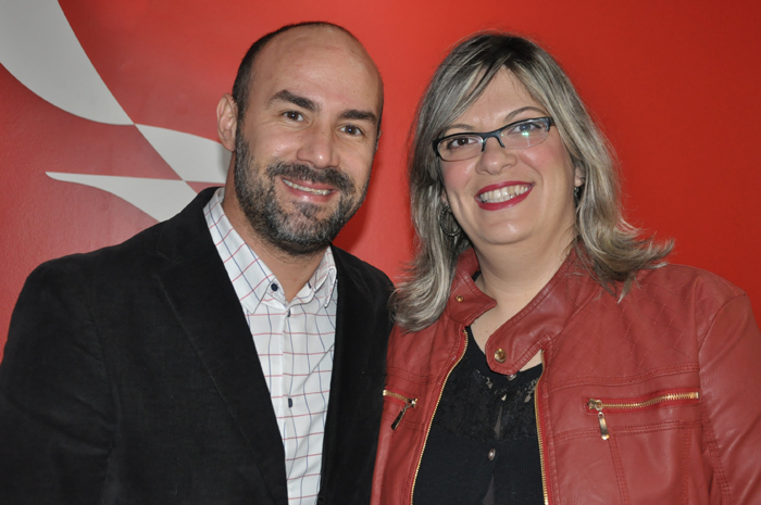 Karim Bisignano e Mirian Valadão, da Motivation Karim Bisignano e Mirian Valadão, da Motivation