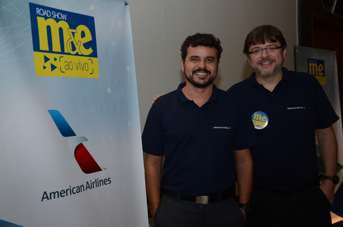 Leandro Lustosa e Ricardo Silva, da American Airlines Leandro Lustosa e Ricardo Silva, da American Airlines