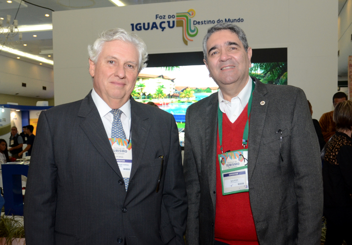 Luiz Henrique, da TurisRio, e Guilherme Laurindo, do Complexo Turístico Itaipu Luiz Henrique, da TurisRio, e Guilherme Laurindo, do Complexo Turístico Itaipu