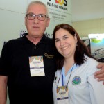 Luiz Kraieski, da Secretaria de Turismo de Gramado, e Daniela Ligabue, de Campos de Cima da Serra