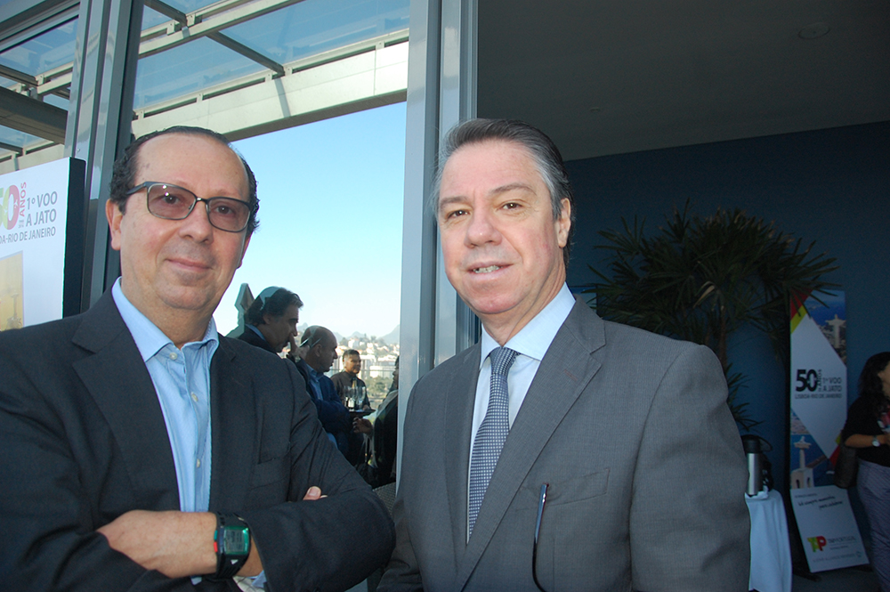 Luiz Rocha e o subsecretario de Turismo do RJ, Luiz Carlos Velloso