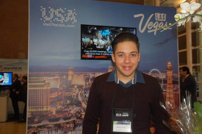 Marcelo Diogo, da Interamerican Network, representante de Las Vegas no Brasil