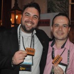 Marcos Teodoro, do Texas Tourism, e Daniel Rocha, do Interplanet Tour