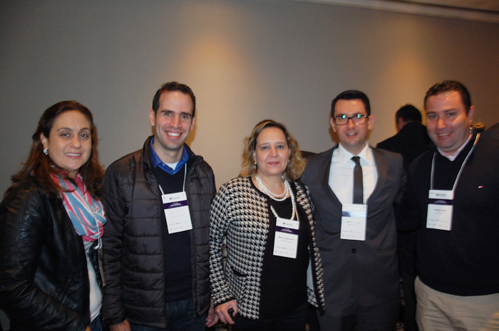 Marilia Delicato, da PMWeb, Ivan Dias, do Beach Park, Marcia Lemeszenski, e Leandro José, do Rio Quente, e Fabiano Alves, do Beach Park