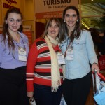 Marilse Mann, da Vale das Vinhas Turismo, Ilone dos Santos, e Kelen Crestani, da Avanti Viagens
