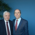 Mario Carvalho com o Cônsul de Portugal no Brasil, Nuno de Mello