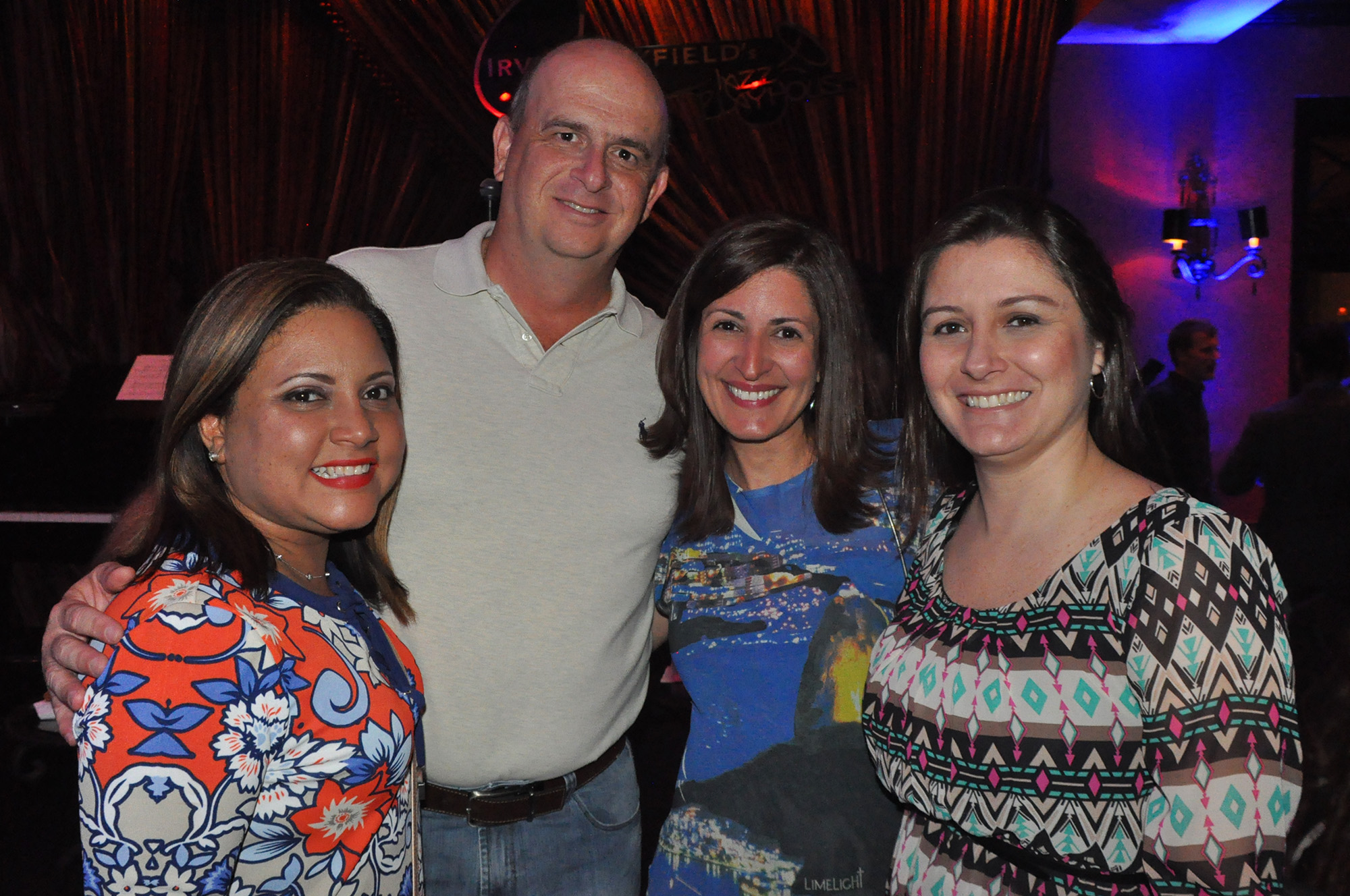 Marisol Berrios, de Tampa Bay, Oswaldo Freitas, da JTB, Andrea Gabel, de St. Pete, Melissa Rosa, da JTB