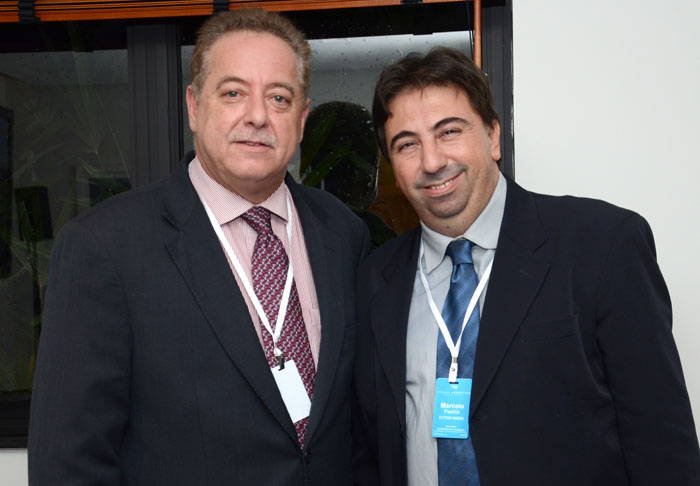Michael Barckoczy e Marcelo Paolillo, da Flytour Michael Barckoczy e Marcelo Paolillo, da Flytour
